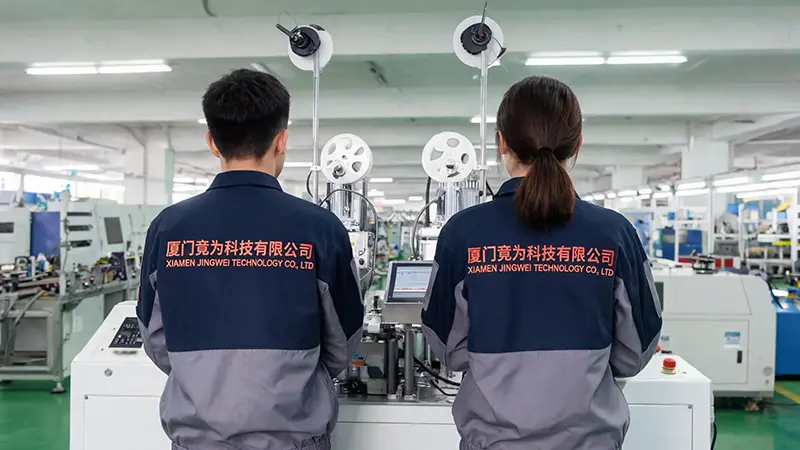 Xiamen Jingwei Technology, yeni Otomatik Terminal Krimpleme Makinesi ile Üretim Verimliliğini Artırıyor