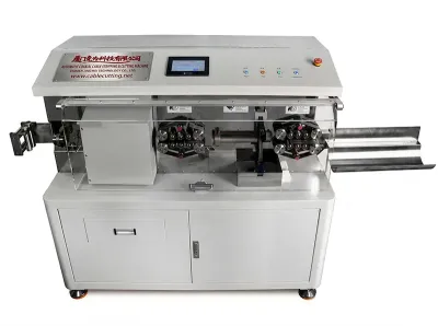 Otomatik Koaksiyel Kablo Kesme Sıyırma Makinesi WPM-9935