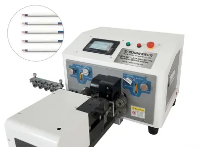 Düz Çift Katmanlı Kablo Kesme Sıyırma Büküm Makinesi WPM-320