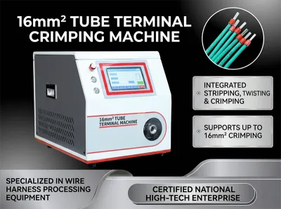 Yarı Otomatik Ön İzoleli Tel Soyma Sıkma Makinesi WPM-5-40