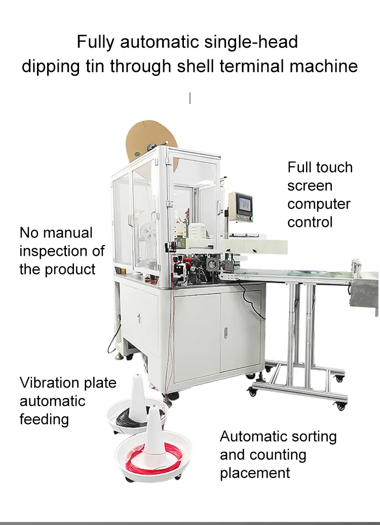 Fully automatic 2P parallel wire single head dipping tin through shell terminal machine. wire insert plastic plug machine, View Parallel wire insert shell plug machine Fully automatic 2P parallel wire single head dipping tin through shell terminal machine. wire insert plastic plug machine, View Parallel wire insert shell plug machine