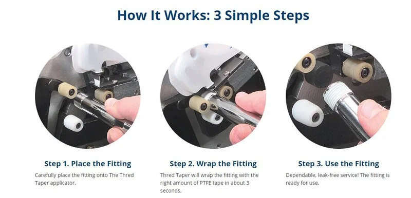 Boru İplikleri Teflon Bant Sarma Makinesi