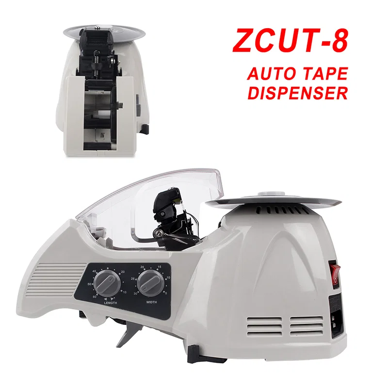 3-25mm Genişlik Masaüstü Bant Dispenseri Elektronik Bant Dispenseri Kesici Makinesi Atlıkarınca Otomatik Bant Dispenseri ZCUT-8, Otomatik Bant Dispenseri, Sakız Bant Dispenseri, Bant Dispenseri 