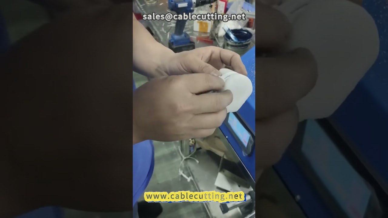 Veri ve Şarj Kabloları için Kağıt Kartlı Paketleme Makinesi | Otomatik Tel Paketleme