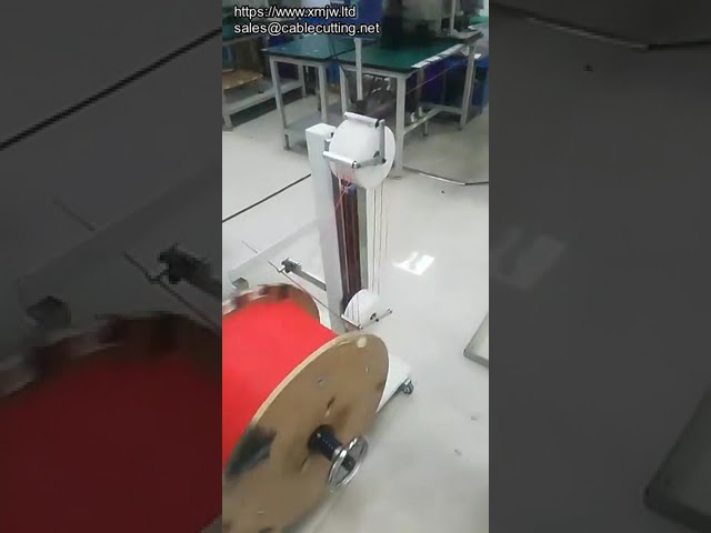 Automatic Wire Spool Bobbin Cable Drum Unwinder and Coil Prefeeder Feeding Machine