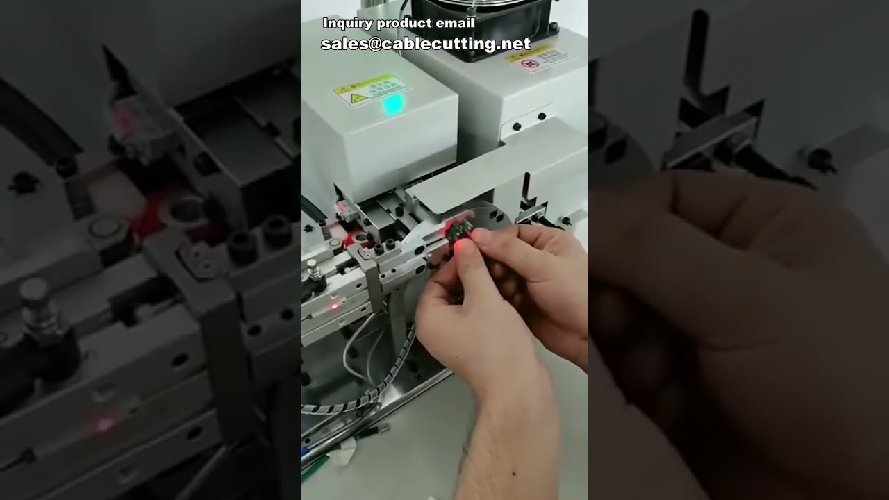 Automatic Wire Sleeve Insertion and Heating Machine for Factory Automation