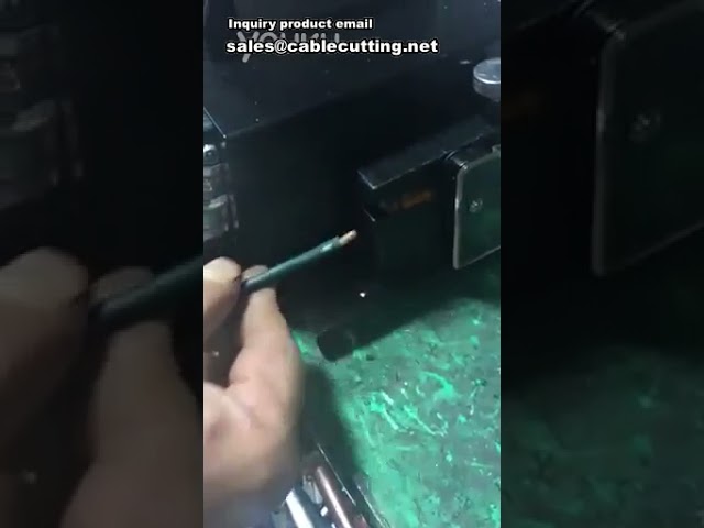Kablo Sıyırma ve Kıvırma Makinesi | Elektrik Kablo İşleme Otomasyonu