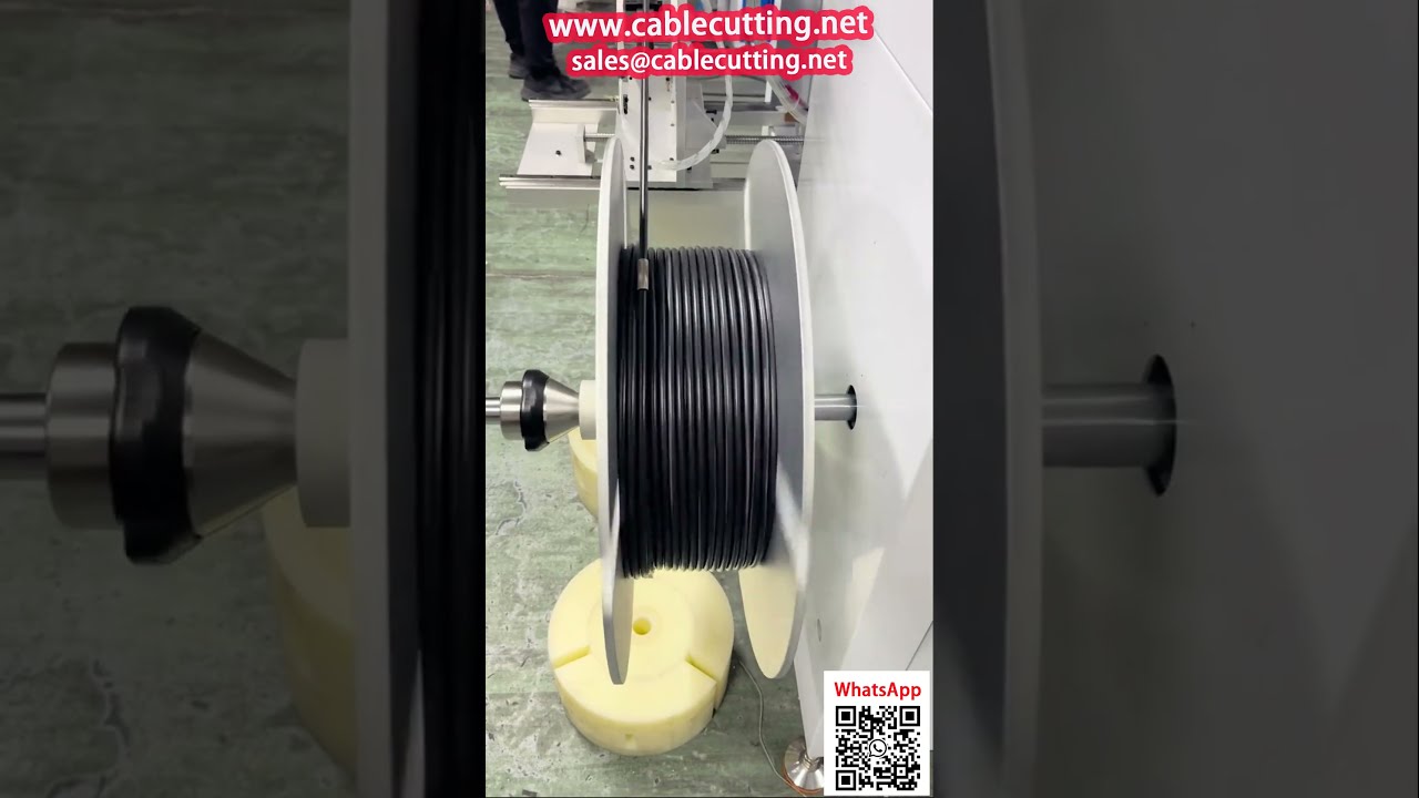 PVC Hortum ve Isı Büzüşmeli Kılıf İçin Otomatik Sarma ve Sayma Makinesi - Hassas Hizalama
