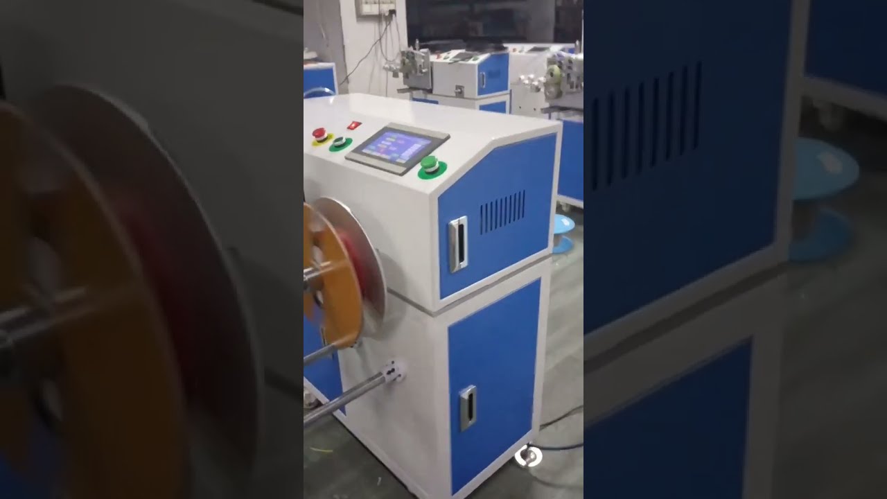RVB Kırmızı Siyah Çift Paralel Kablo Ölçüm ve Sarma Makinesi - Model 114