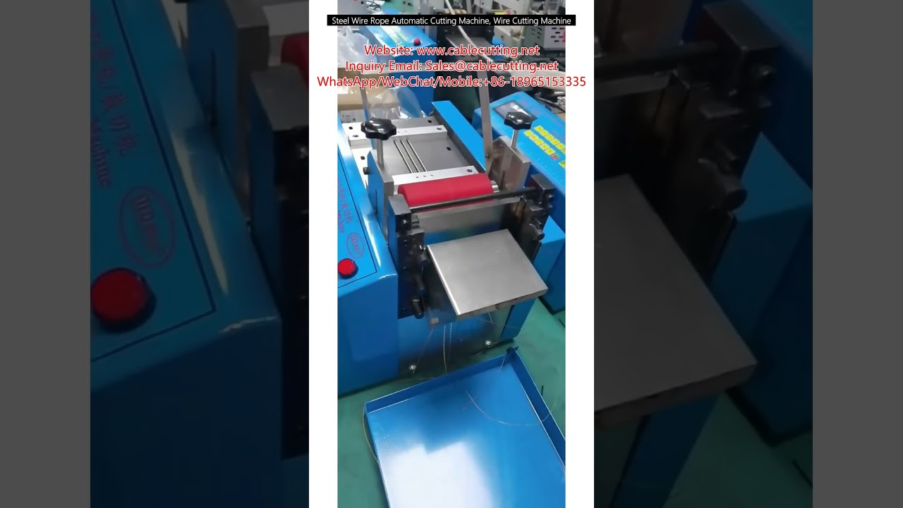 Otomatik Çelik Halat Kesme Makinesi | Yüksek Hassasiyetli Tel Kesme Makinası