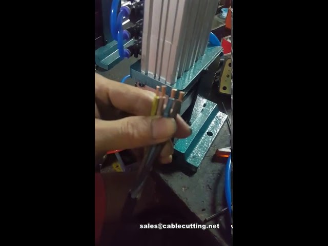Pnömatik Tel Sıyırma Makinesi - Yüksek Hızlı Otomatik Kablo Soyma