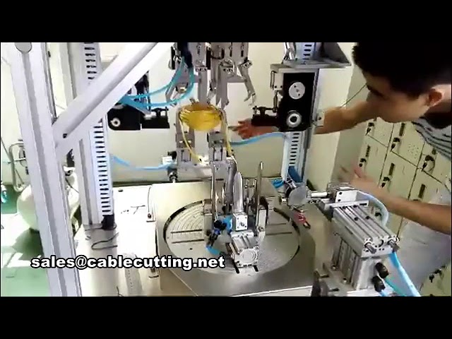 O-Shape Automatic Wire Twist Tie Machine for Long Network Cables