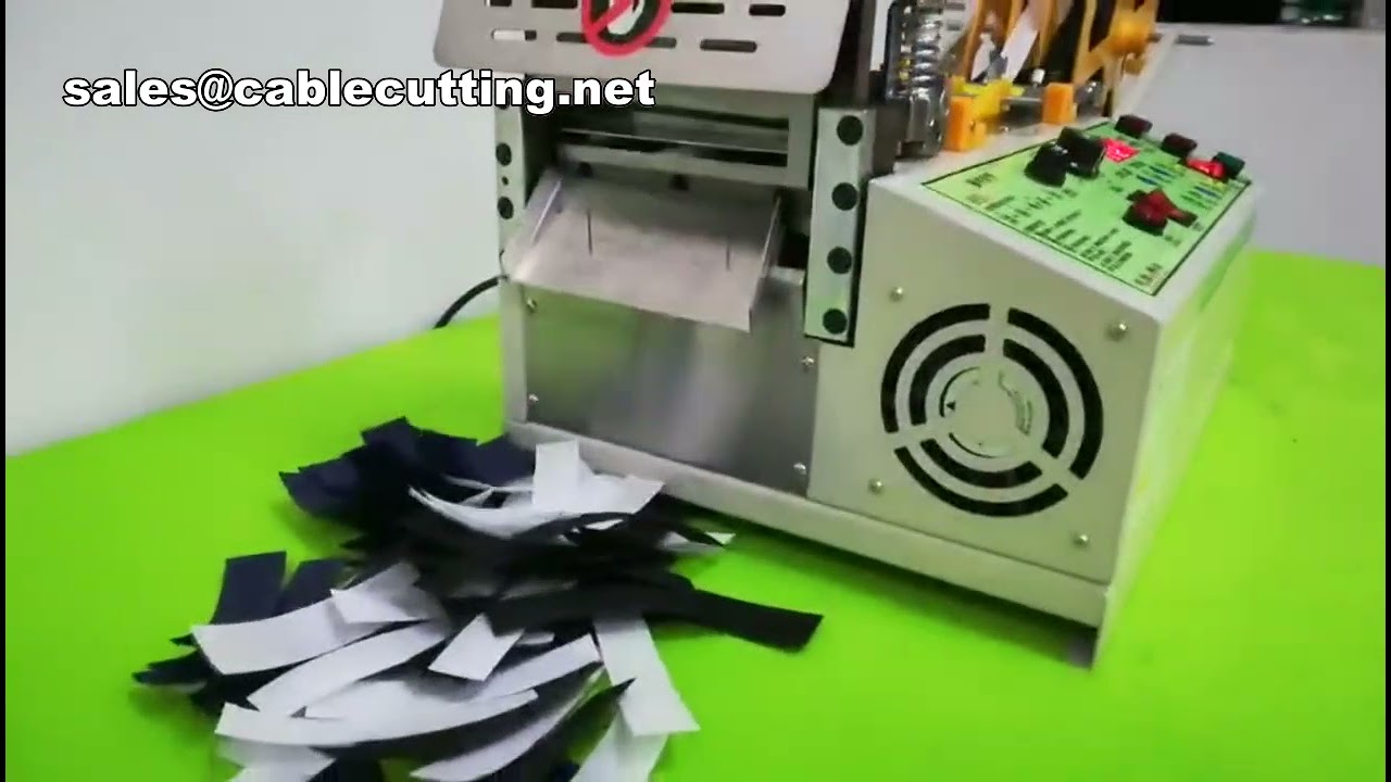 Automatic Hot and Cold Cut Nylon Webbing Tape Ribbon Cutting Machine