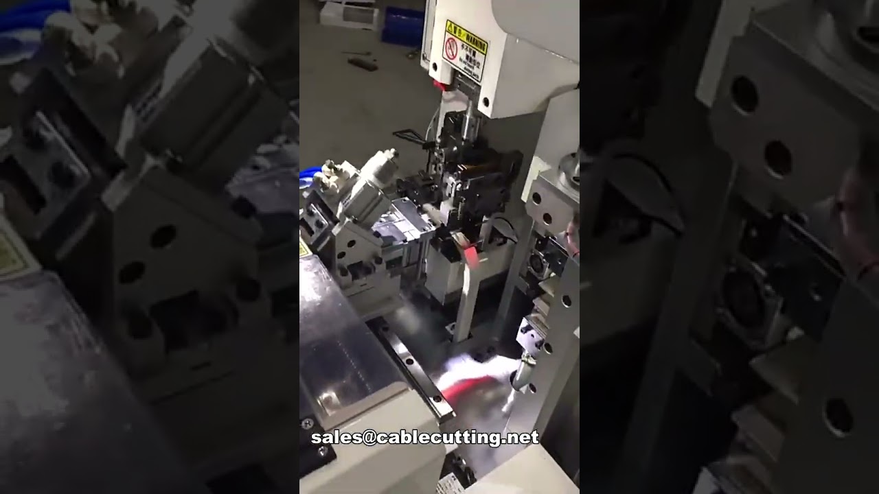 Otomatik Çift Taraflı Flat Kablo Kesme, Sıyırma ve Presleme Makinesi