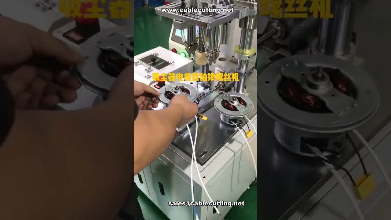 Motorlar İçin 4 Eksenli Otomatik Vida Sıkma Makinesi | Endüstriyel Otomasyon
