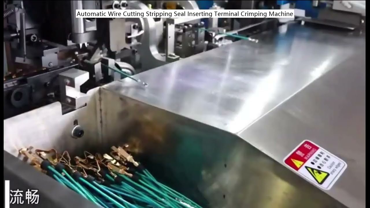 Otomatik Kablo Kesme Sıyırma Conta Takma Terminal Presleme Makinesi