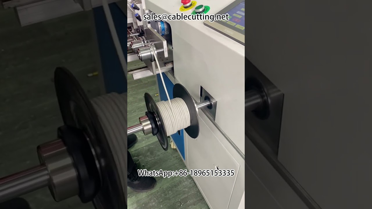 Metre Sayan Tel Sarma ve Kesme Makinesi | Büyük Ruloları Küçük Bobinlere Ayırır
