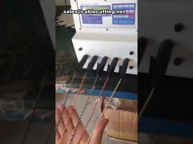 Beş Pensli Kelepçeli Tel Büküm Makinesi | Yüksek Hızlı Otomatik Kablo Sarma ve Bağlama