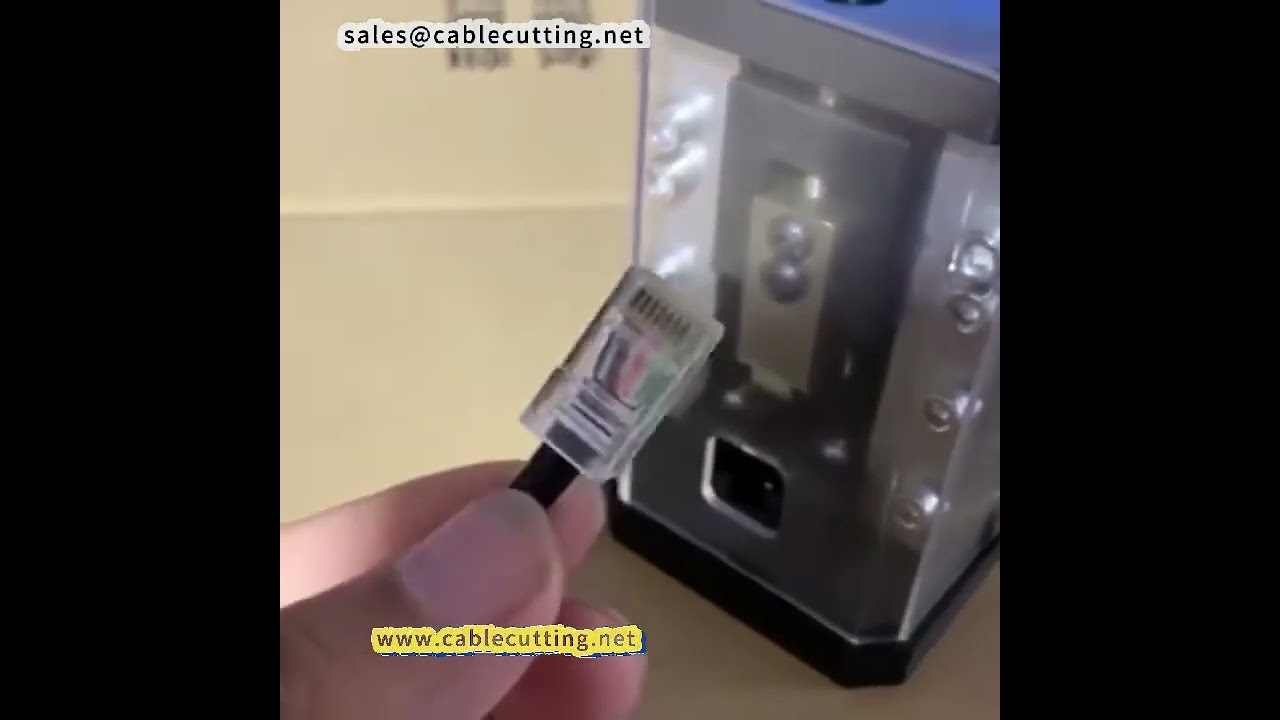 Portable 5G Network Cable Crimping Machine for RJ-45 Crystal & PC Heads