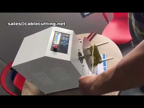 Bilgisayar Kablosu ve USB Kablo Sarma Makinası | Otomatik Bobinaj Tezgahı