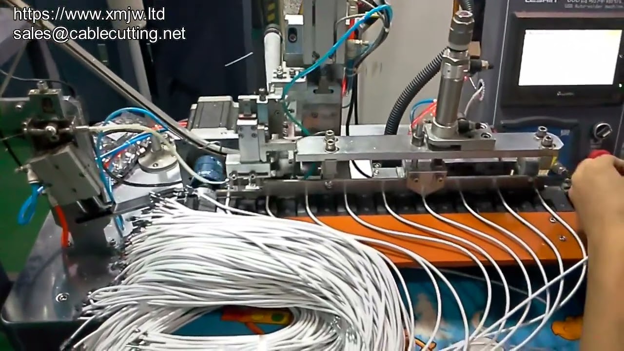 Tam Otomatik Veri Kablosu Üretim Makinesi - USB Lehimleme Makinesi