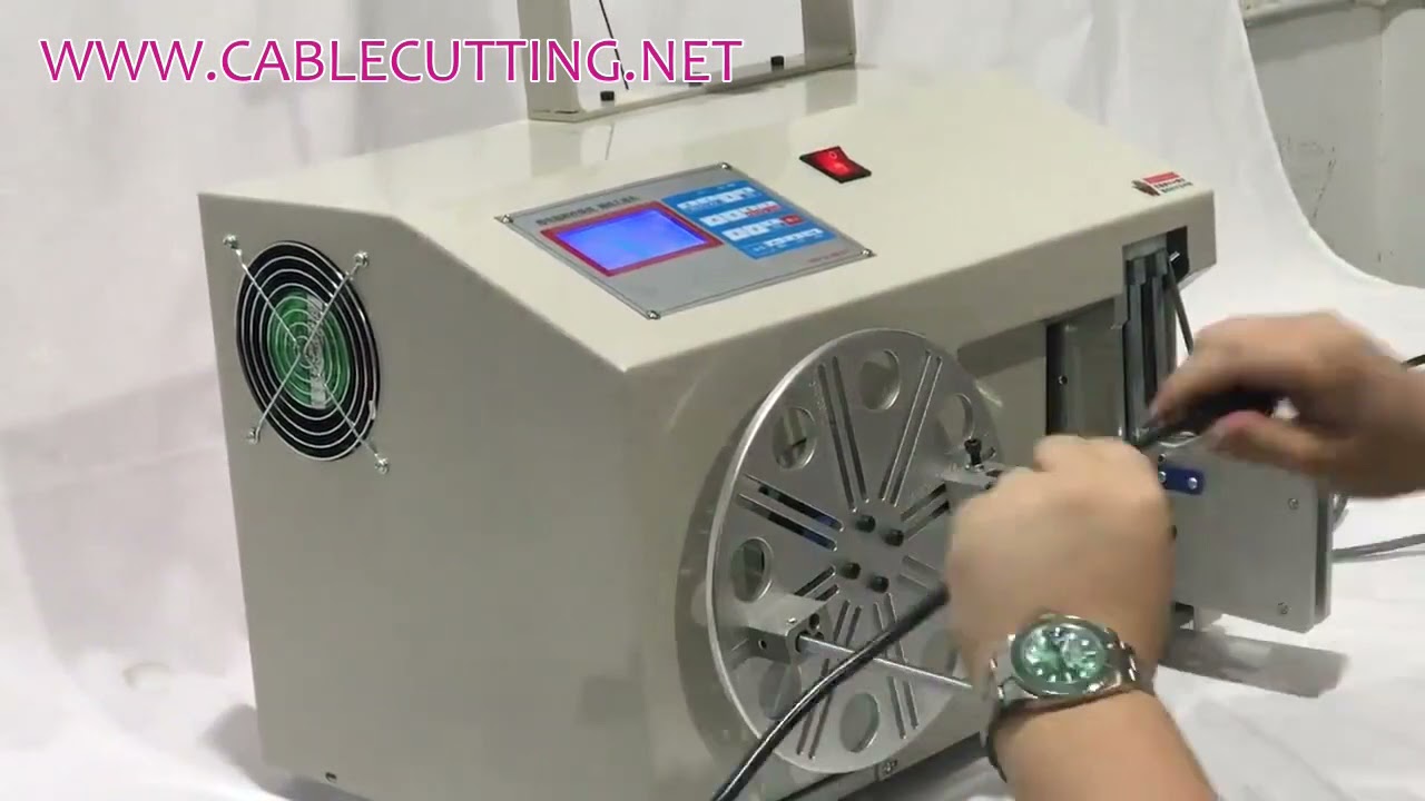 USB Cable Coiling Machine | Automated Data Cable Winder for Factory Automation