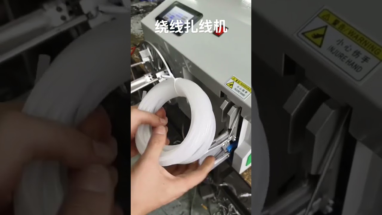 Güç Kabloları İçin Stabil Bağlama & Hızlı Sarma Makinası | Fabrika Otomasyonu