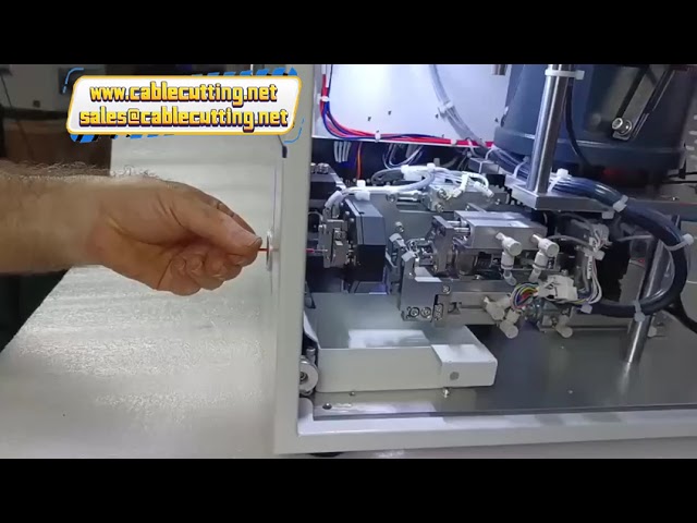 Taşınabilir Elektrikli Yarı Dönen Pabuç Terminal Kıvırma ve Tel Sıyırma Makinesi - Yalıtkan Borulu