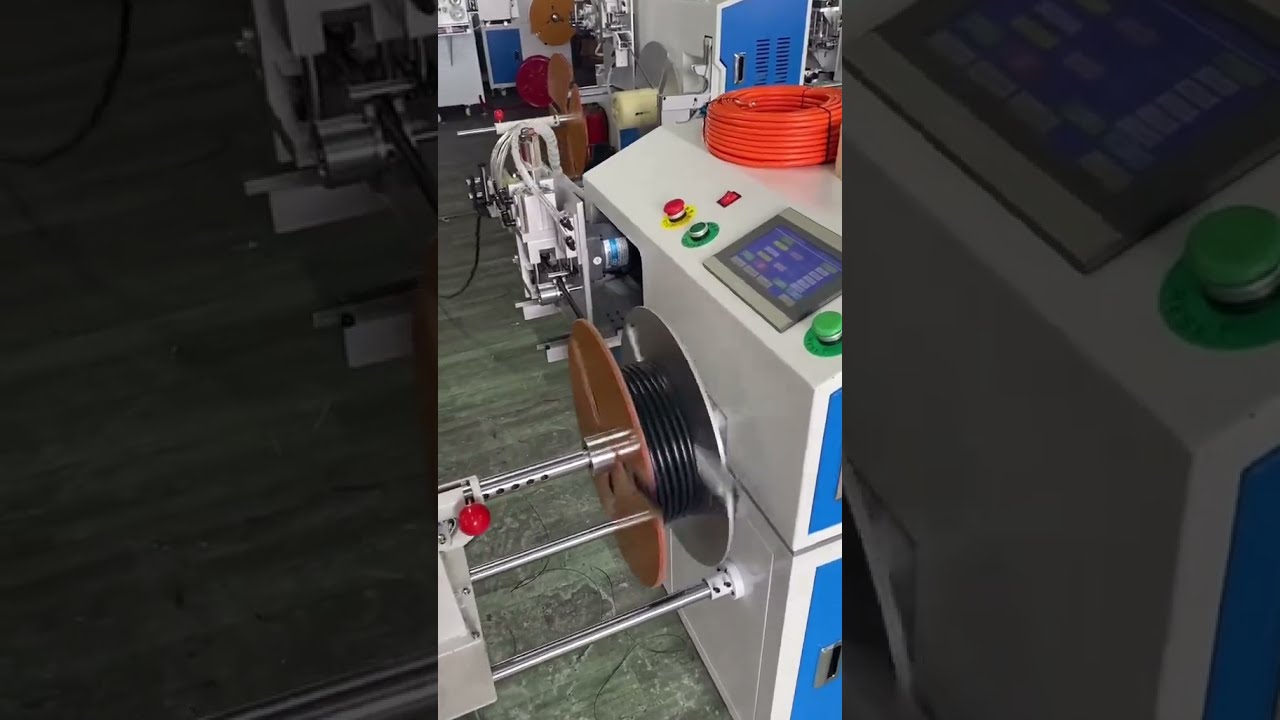 163 Precise Metering & Neat Coiling Machine with Clean Cutting for Network Cables