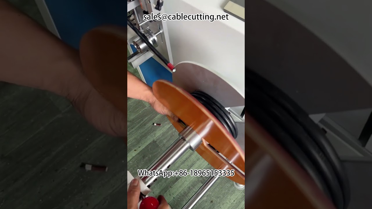 Yüksek Güçlü Büyük Kare Güç Kablosu Sayma, Sarma ve Kesme Makinesi - Büyük Ruloları Küçük Parçalara Ayırın