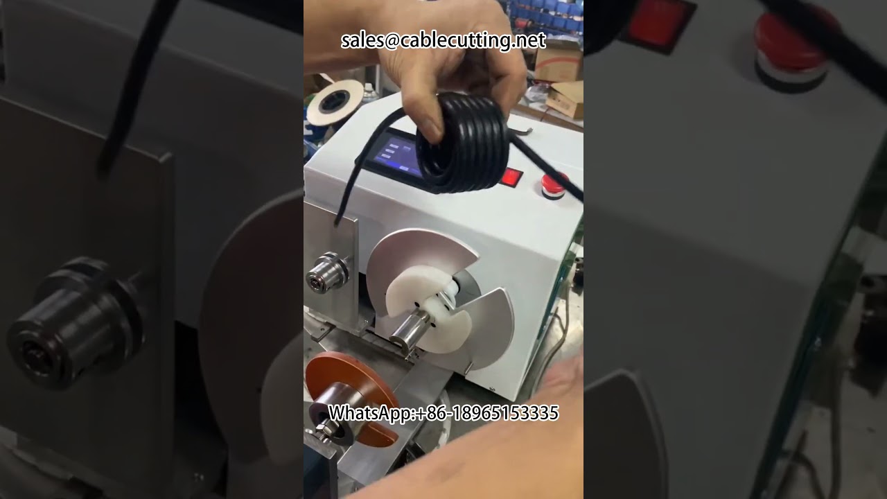 Tek Sıra Sarım Pozisyon Makinesi ile Önde ve Sonda Kalın | Kablo Demeti İşleme