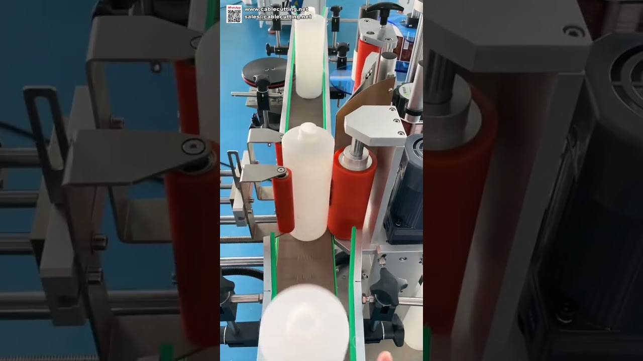 Çok Yönlü Yuvarlak Şişe Etiketleme Makinesi - Otomatik Sticker Uygulayıcı Cam ve Plastik Kavanozlar İçin