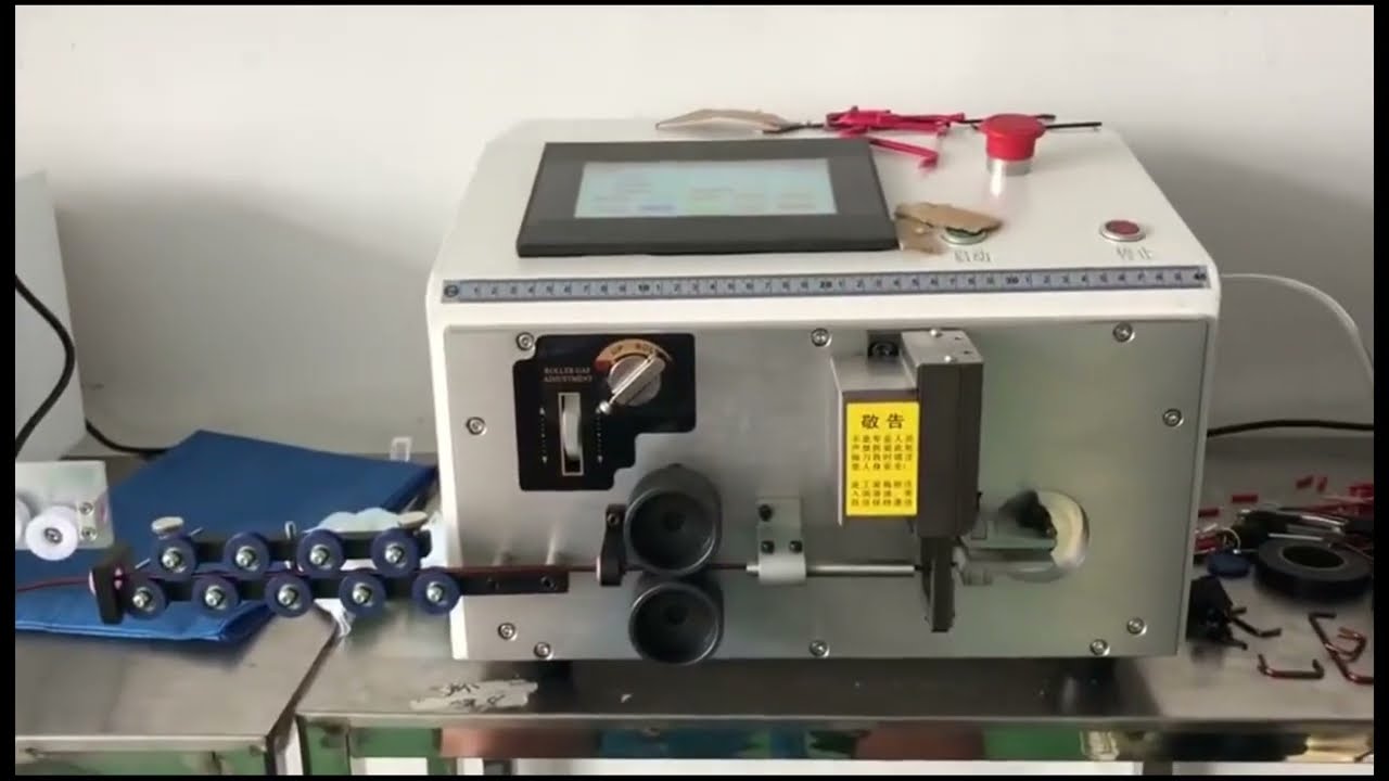 Automatic BV Cable Bending, Stripping, and Cutting Machine