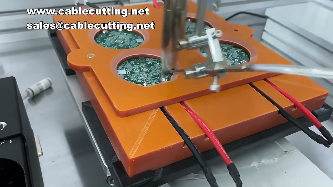 Wave Soldering Machine for Wire & PCB Boards | Automated Tin Feed System