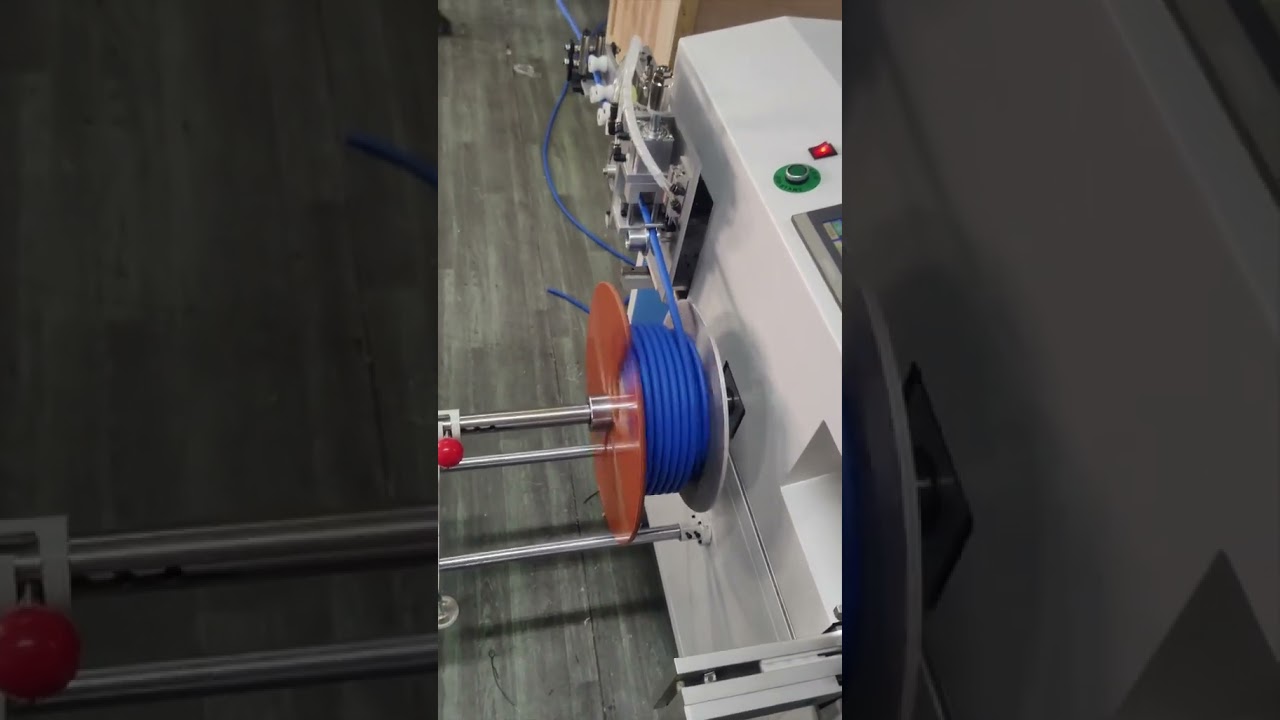 PE, PU & PVC Borular İçin Hassas Ölçüm ve Düzgün Sarma Makinesi