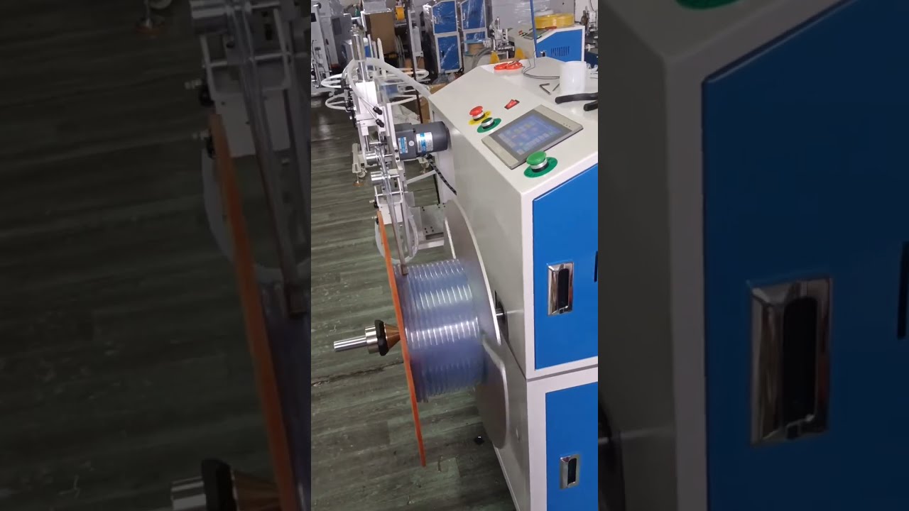 PU Hava Hortumları İçin Otomatik Metre Sayma, Travers, Kesme ve Sarma Makinesi