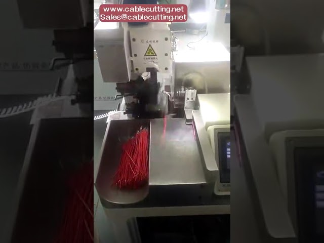 Otomatik Tel Terminal Sıkma Makinesi - Kablo Soyma, Kesme ve Tek Uç Presleme