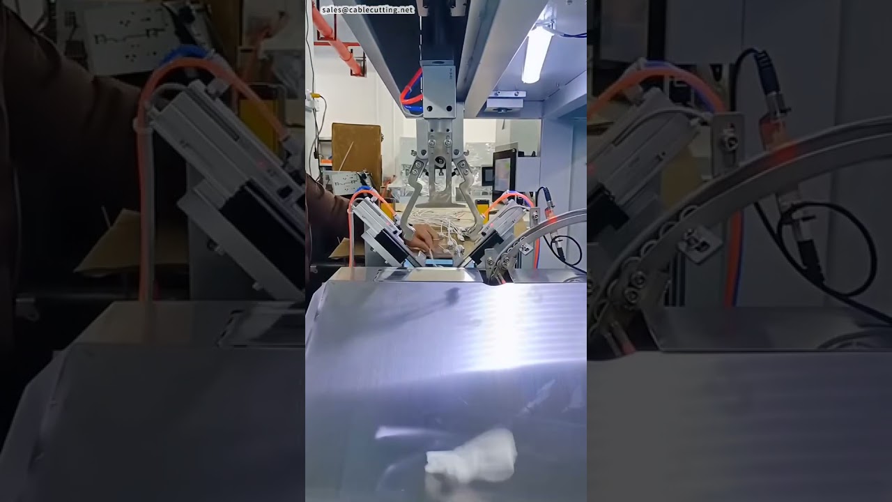 Otomatik Silikon Halka Takma ve Kablo Bağlama Makinesi - 63cm Uzunluk Demo