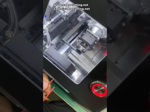 4-SQMM Non-Insulated Ferrules Automatic Crimp Machine for Round Tube Terminal & Four-Sided Wire Cable Strip