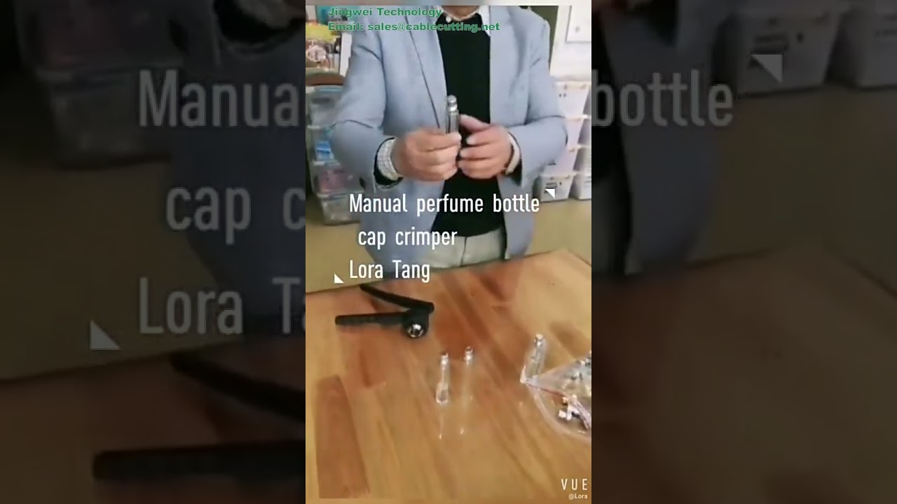 Hand-Operated Sprayer Seal Crimping Tool for Perfume Pumps and Bottles