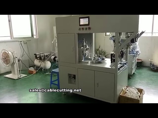 Tam Otomatik Kablo Tel Kesme Sarma ve Bağlama Makinesi | Bükümlü Tel Bağlama