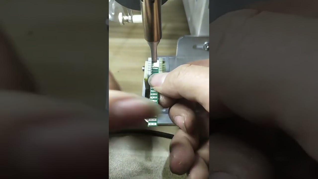 Semi-Automatic Wire Soldering Machine for Aviation Plugs, LED Strips, and Circuit Boards