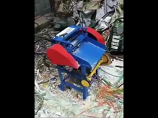 PVC Bakır Tel Hurda Geri Dönüşümü İçin Kablo Kesme ve Sıyırma Makinesi | Yüksek Verimli Tel Soyma