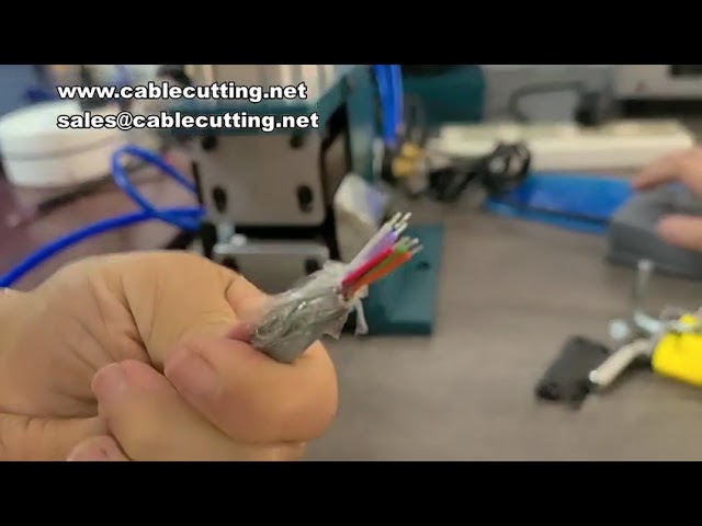 3F Pneumatic Stripping Machine, Vertical & Horizontal Cable Sheathing Machine