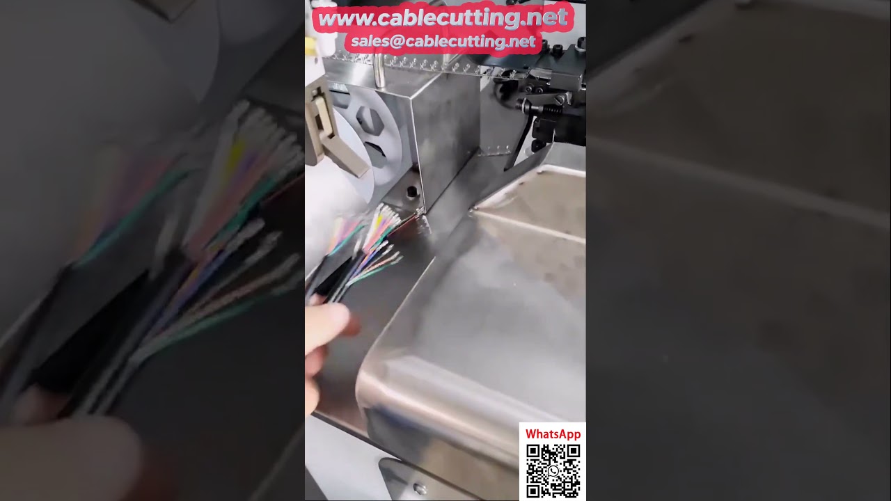 Çok Damarlı Kablolar İçin Verimli ve Profesyonel Sıyırma & Sıkma Makinesi