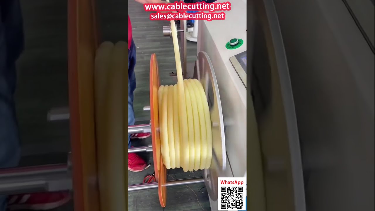 Автоматическая бухтовочная машина со счетчиком метража Намотка и смотка