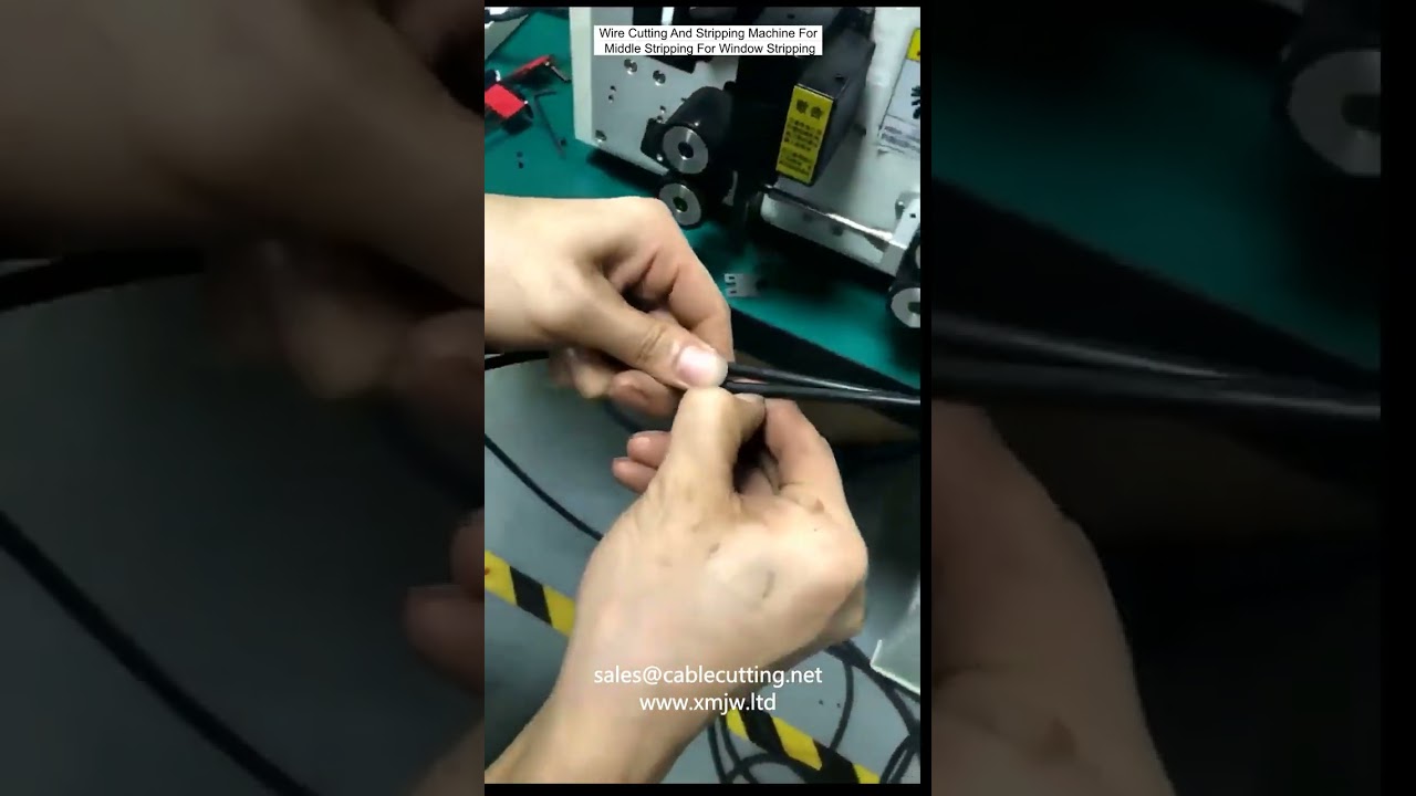 Orta Soyma ve Pencere Soyma İçin Otomatik Tel Kesme ve Sıyırma Makinesi