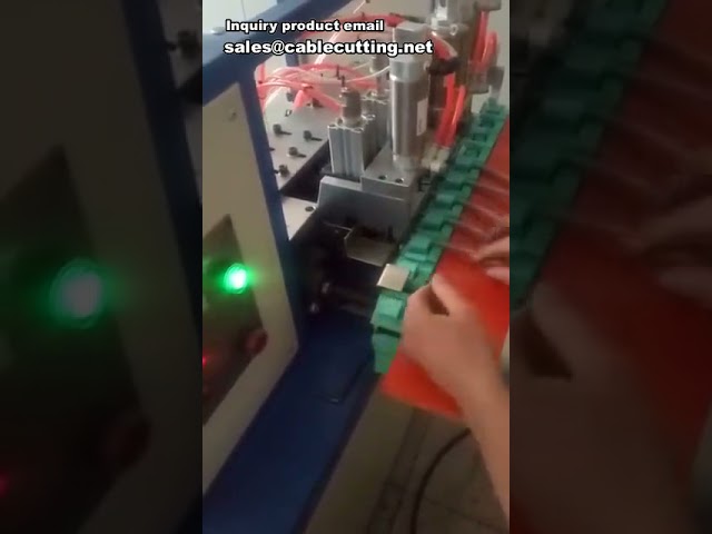 3 Damarlı Güç Kabloları İçin Kablo Soyma ve Bükme Makinesi - Endüstriyel Çözüm