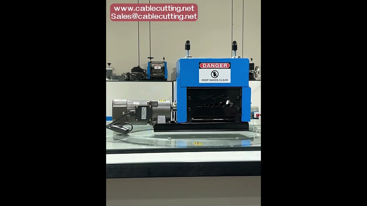 Elektrikli Kablo Sıyırma Makinesi 6090180W - Bakır Geri Dönüşümü İçin Plastik ve Kauçuk Soyma