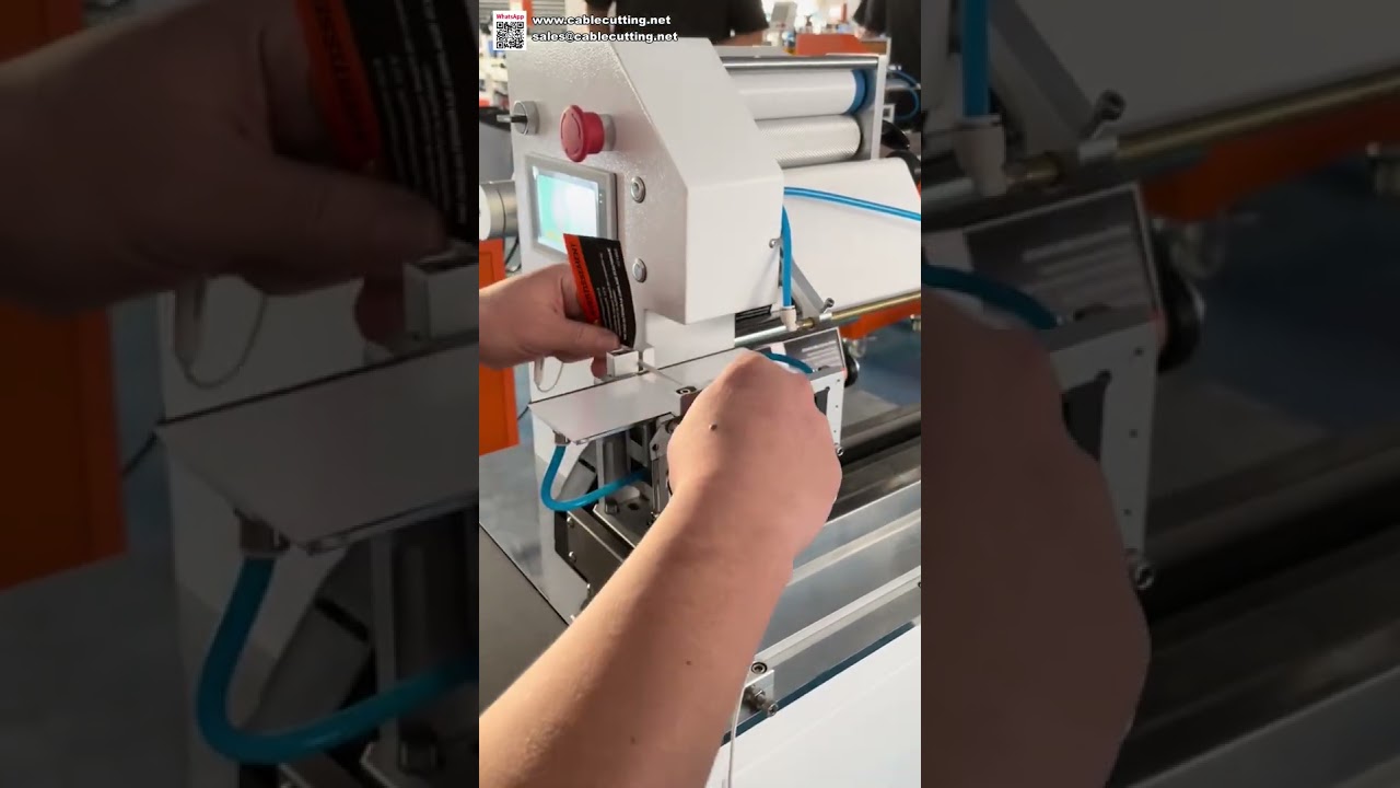Yüksek Hassasiyetli Kulaklık Kablo Katlama Etiketleme Makinesi | Tel Sticker Uygulayıcı